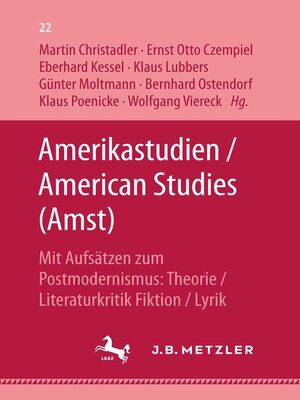 cover image of Amerikastudien / American Studies